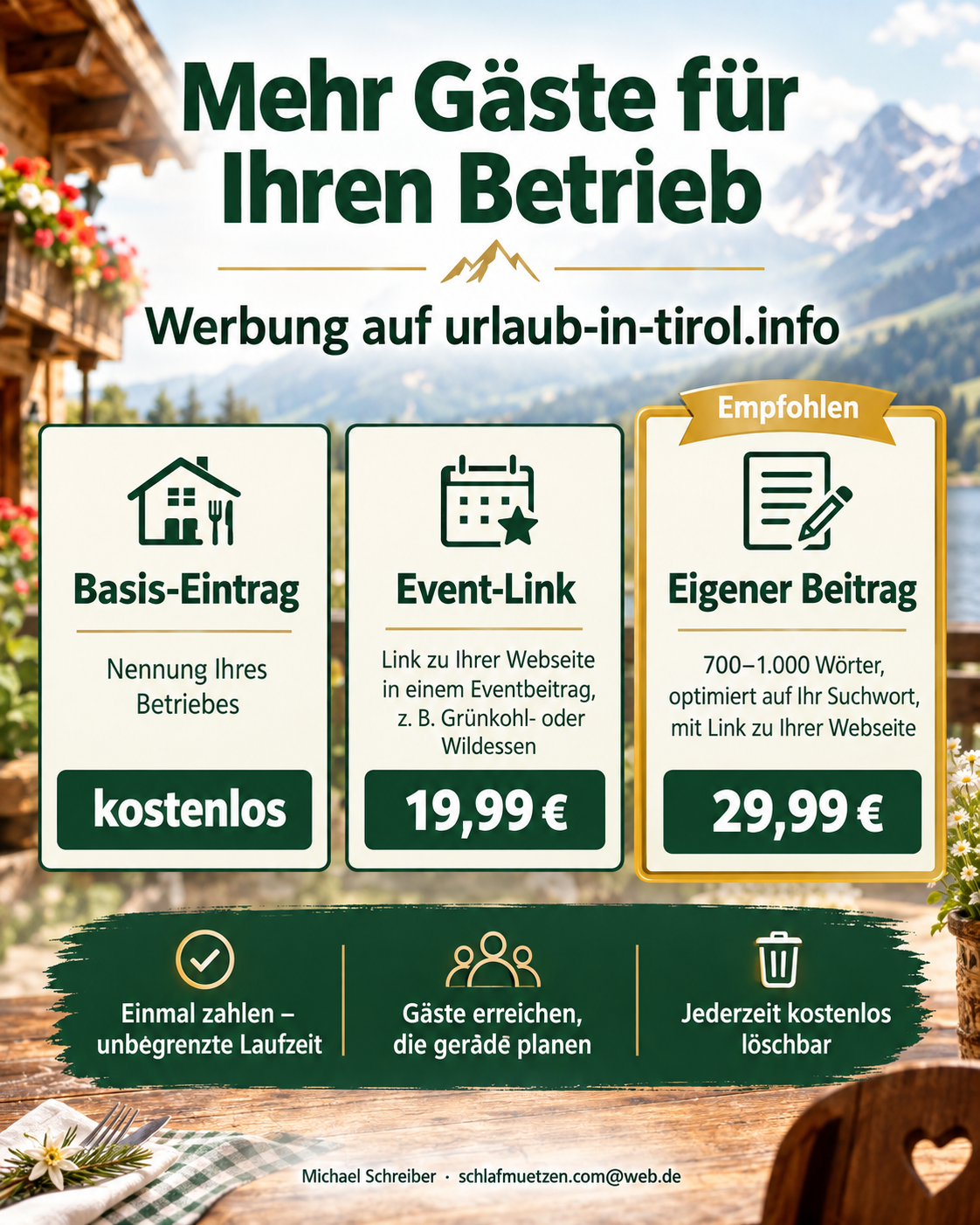 Werbung auf urlaub-in-tirol.info buchen