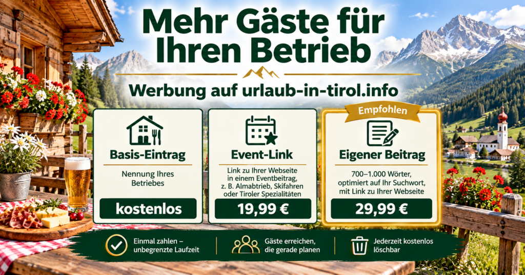 Urlaub in tirol